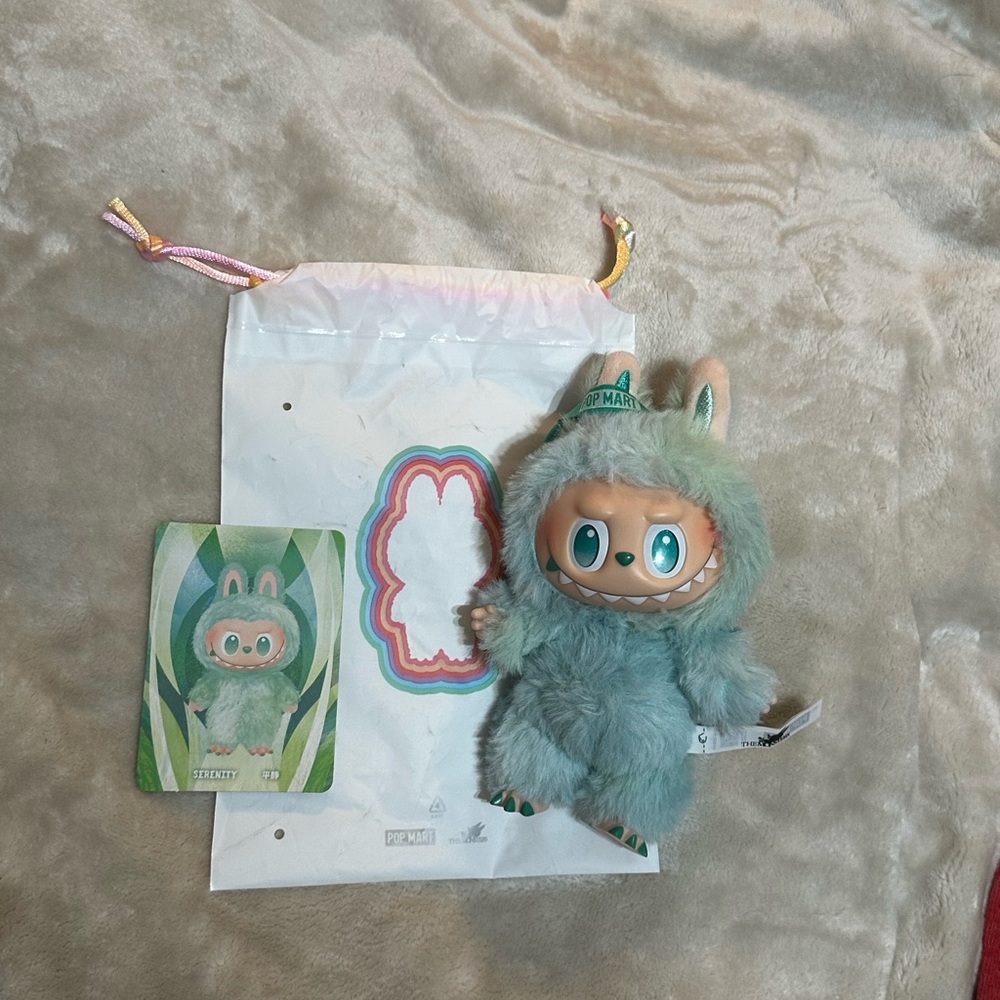 Green Big Energy Labubu